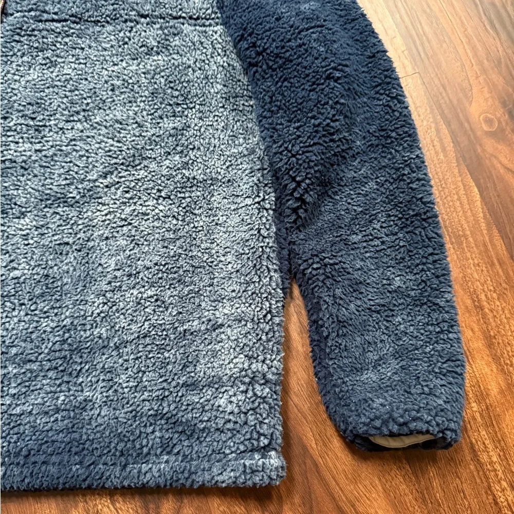 Women’s Navy Blue Fleece Sweater - Picture 4 of 5